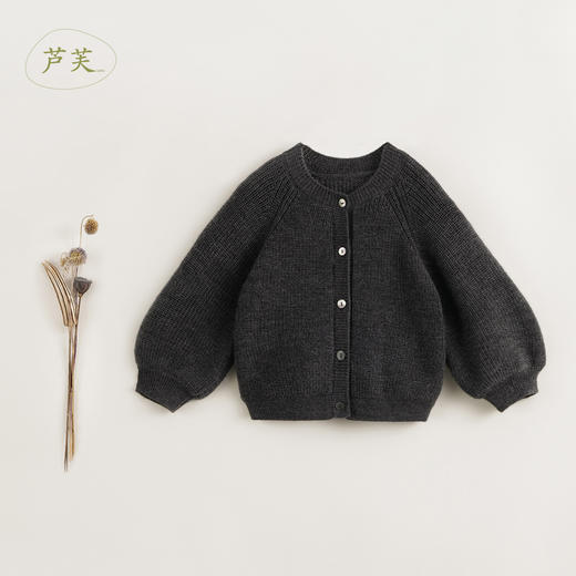 【马克珍妮 芦芙】秋装新款 女童羊毛柔软微弹圆领毛衣231927 商品图2