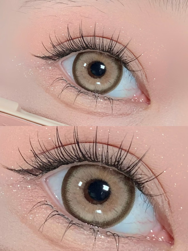 KIRAFAIRY 年抛隐形眼镜 巴西金环 14.5mm 1副/2片 左右度数可不同-VVCON美瞳网9