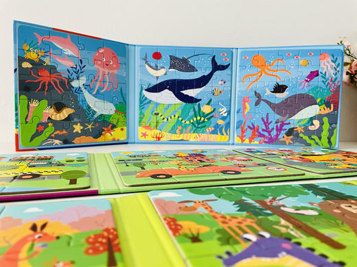 🌈版权快到期‼️清仓一波👉🏻进阶磁力拼图，旗舰店要19.9！捡漏价开团！一共有17个主题任选。 仅此一批‼️ ✅收纳方便不容易漏✅可反复贴✅满足小孩爱玩磁铁🧲的想法✅锻炼专注力‼️ 商品图7