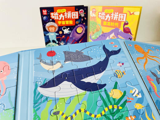 🌈版权快到期‼️清仓一波👉🏻进阶磁力拼图，旗舰店要19.9！捡漏价开团！一共有17个主题任选。 仅此一批‼️ ✅收纳方便不容易漏✅可反复贴✅满足小孩爱玩磁铁🧲的想法✅锻炼专注力‼️ 商品图8