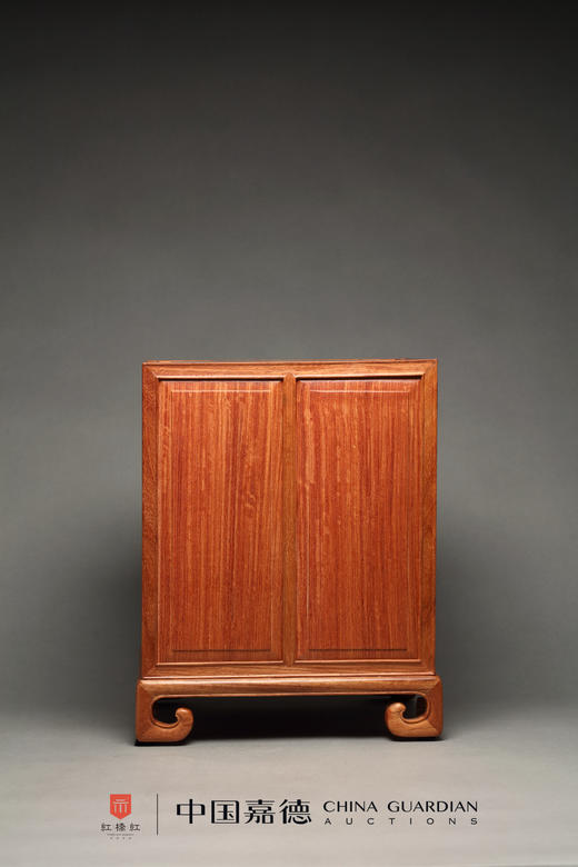 红桥红  家具严选  缅甸花梨(大果紫檀）  【缅花五斗茶饼柜】普洱茶柜 收纳柜 商品图3