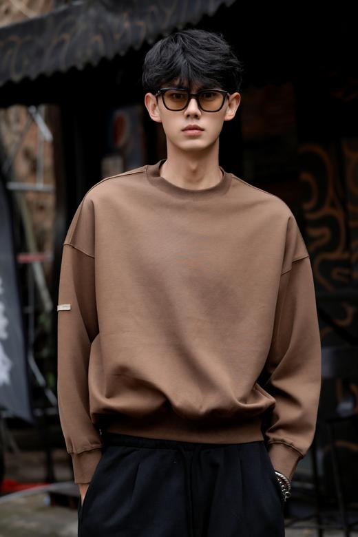 S335864173简单圆领卫衣 商品图0