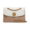 【银川专场】Coach(专柜) 蔻驰 Parker系列山茶花老花帆布拼皮链条包女士单肩包 30585B4HA 商品缩略图0