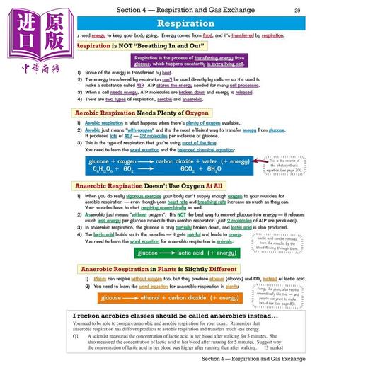 【中商原版】New Pearson Edexcel IGCSE Biology Revision Guide Including Online Edition Videos & Quizzes 商品图3