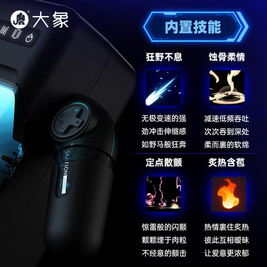 【双旦狂欢·钜惠来袭】【情趣用品】大象电玩飞机杯  全自动伸缩 智能恒温 商品图2