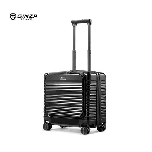 银座GINZA TRAVEL 17寸前开盖拉链商务便携登机箱6618L 商品图1