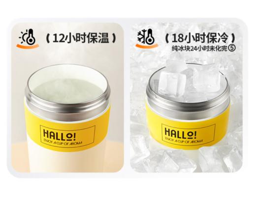 SUPOR苏泊尔咔哒旋饮保温杯KCV50AB10月光白  500ml  不含背带+滤网、有需求另外购买 商品图2