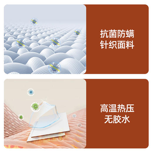 喜梦宝儿童两折床垫6cm护脊椰棕弹簧床垫1.2米1.35米1.5床软垫硬垫 商品图3