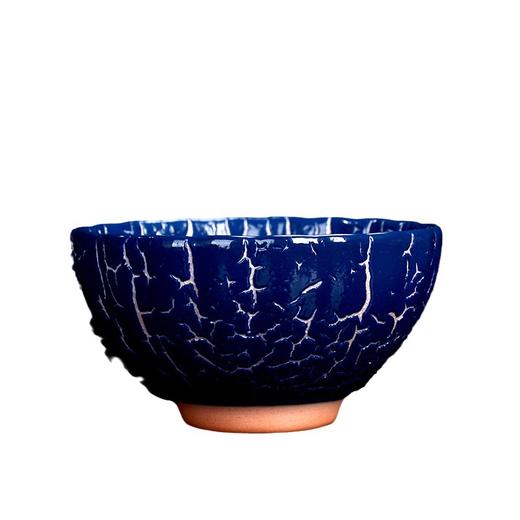 「一对礼盒装」建阳建盏主人杯茶盏 品茗杯手工陶瓷茶杯蚯蚓走泥纹窑变杯餐饮用具 商品图4