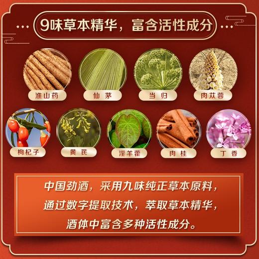中国劲酒 35度 125ml*12瓶  内置赠品礼盒装 药材酒 保健酒 自饮 小酌 宴请 家庭聚餐 商品图5