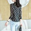 2023秋装新款衬衫女长袖宽松雪纺衫印花女士衬衣A2711 商品缩略图1