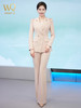 高级感西装套装女微喇长裤主持人时尚气质播音西服外套 商品缩略图4