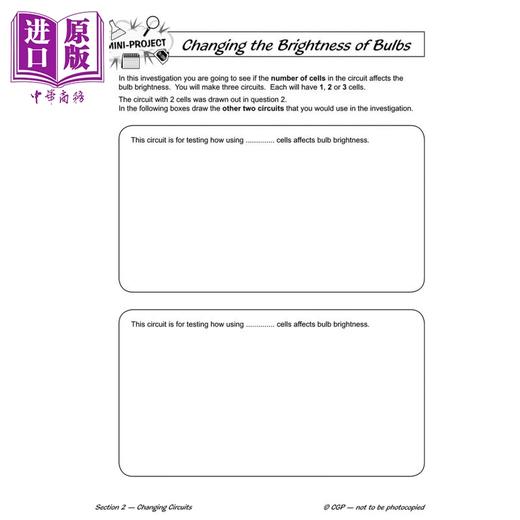 【中商原版】英国CGP KS2 Science Year Four Workout: Electricity 商品图2