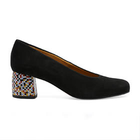 断码特价39码——西班牙原产优雅舒适女时装鞋黑色22353