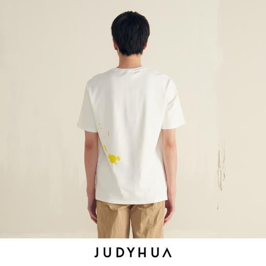 JUDYHUA 艺术家系列飞溅丙烯设计T恤 商品图2