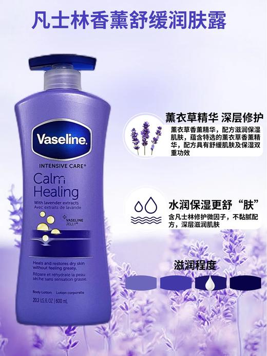 Vaseline凡士林 身体乳润肤露系列-600ML（多款选） 商品图6