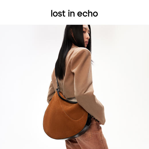 [捡漏价]lost in echo原创设计师款不对称立体蛋蛋包通勤手提单肩斜挎包 商品图4