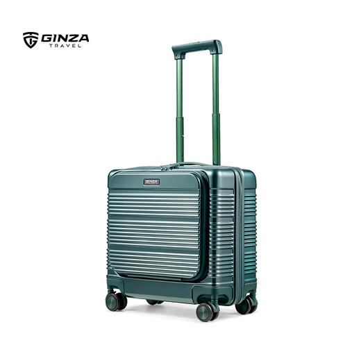 银座GINZA TRAVEL 17寸前开盖拉链商务便携登机箱6618L 商品图4