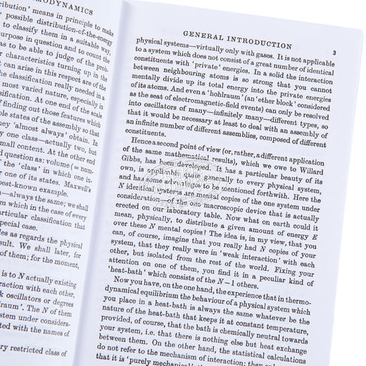 【中商原版】薛定谔 统计热力学 诺贝尔物理学奖得主 Statistical Thermodynamics Revised 英文原版 Erwin Schrodinger 商品图3