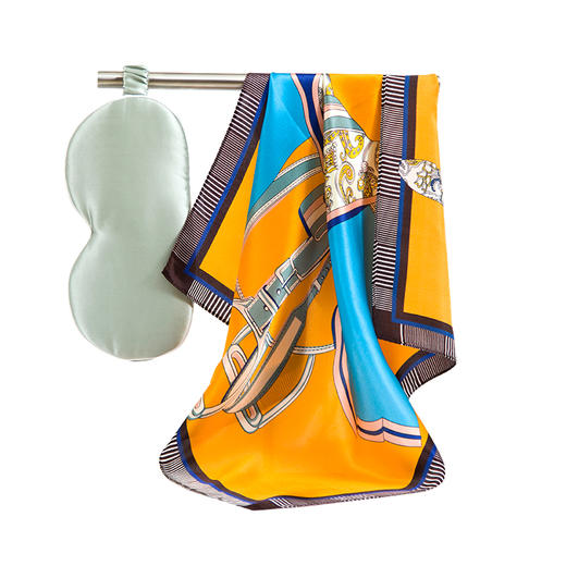 真丝眼罩丝巾组合 ES0001 商品图2