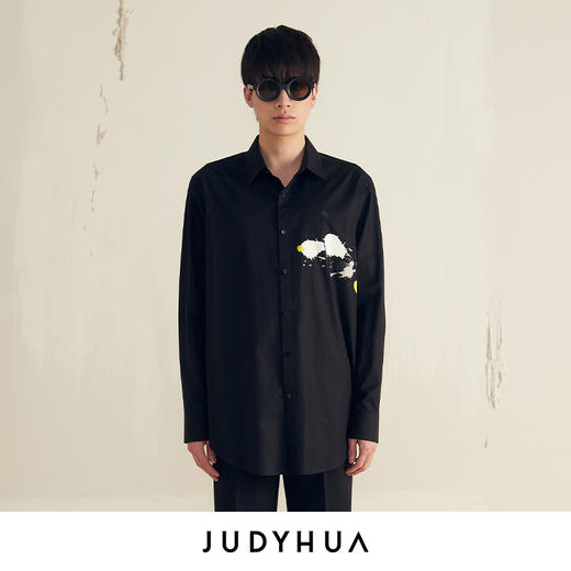 JUDYHUA 艺术家系列飞溅丙烯设计款衬衫男款 商品图1
