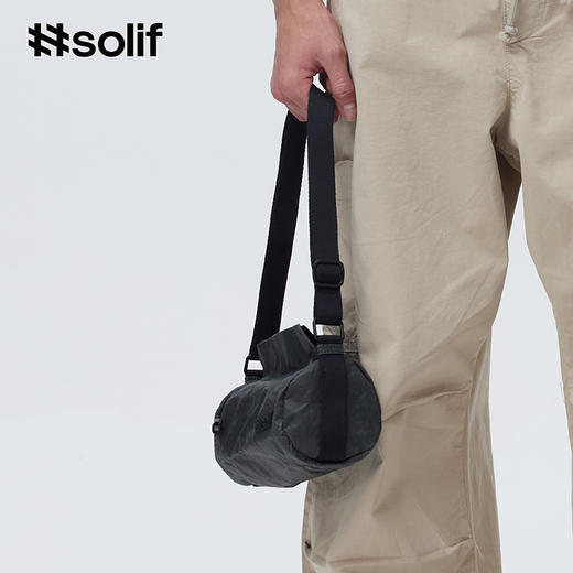 Solif废土做旧风水桶包可水洗男女单肩斜挎流行包包官方正品 商品图3