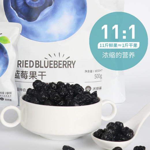 沃田蓝 蓝莓果干（袋装）500g/袋 商品图1