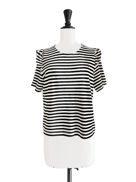 TYNVIE 荷叶撑肩短袖T恤 商品图5