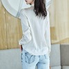 2023秋装新款衬衫女长袖宽松雪纺衫系带女士衬衣A2369 商品缩略图3