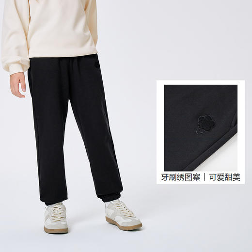 巴拉巴拉童装女童裤子冬装新款中大童加绒长裤保暖儿童舒适潮 商品图3