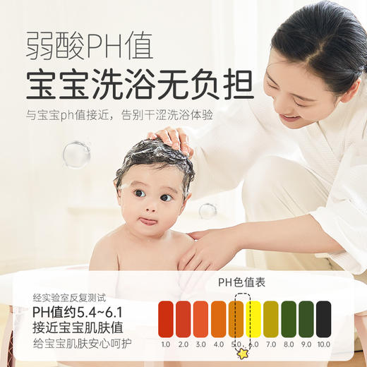 松达婴儿山茶油洗发沐浴露300ml洗护二合一新生儿 商品图1