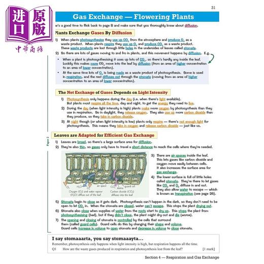 【中商原版】New Pearson Edexcel IGCSE Biology Revision Guide Including Online Edition Videos & Quizzes 商品图2