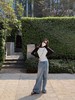 【YW】无忧购秋季青春洋溢美少女调调调耐穿不易起球插肩袖下摆弧形撞色打底衫2024-1 商品缩略图5