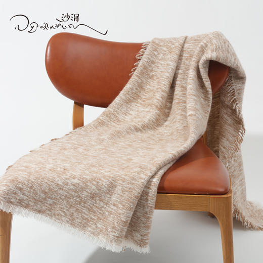 西藏手工艺氆氇双色披毯SJF95P563W 商品图1