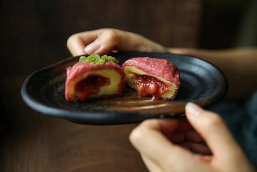 草莓冰皮月饼/个 商品图0