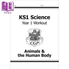 【中商原版】英国CGP KS1 Science Year One Workout: Animals & the Human Body