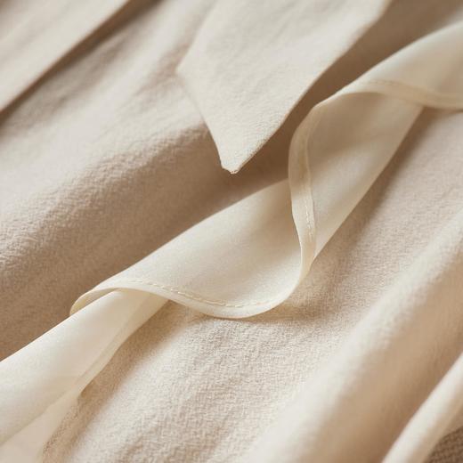 2023秋装新款衬衫女长袖宽松雪纺衫荷叶边女士衬衣A2737 商品图3