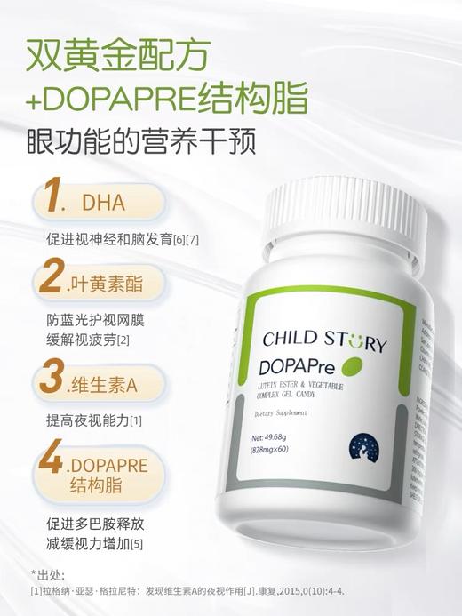 9楼母婴生活馆 4瓶送1瓶 童年故事儿童叶黄素酯dha护眼胶囊60粒/瓶 吊牌价：398元 活动价：398元1瓶 1592元4瓶送1瓶 商品图2