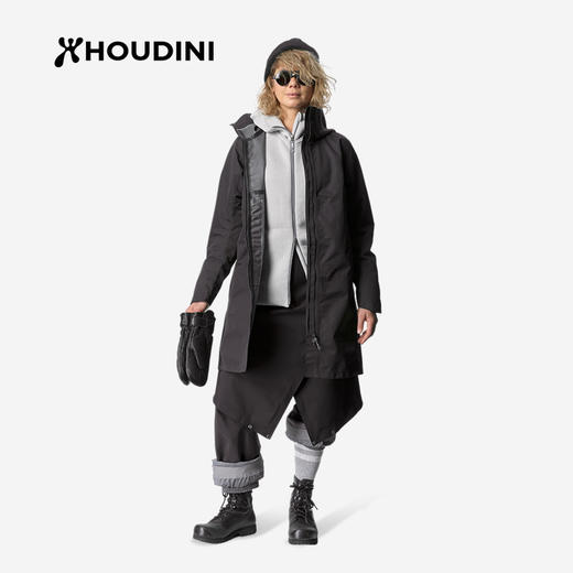 HOUDINI胡丁尼 One Parka唯衣女春秋防风防水硬壳派克大衣冲锋衣 148624 商品图0