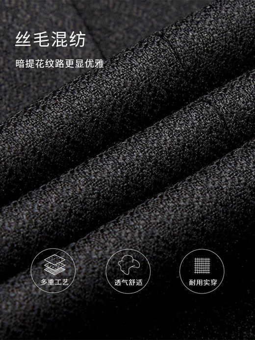 callisto黑色青果领针扣礼服 FNBWJ049BK 商品图3