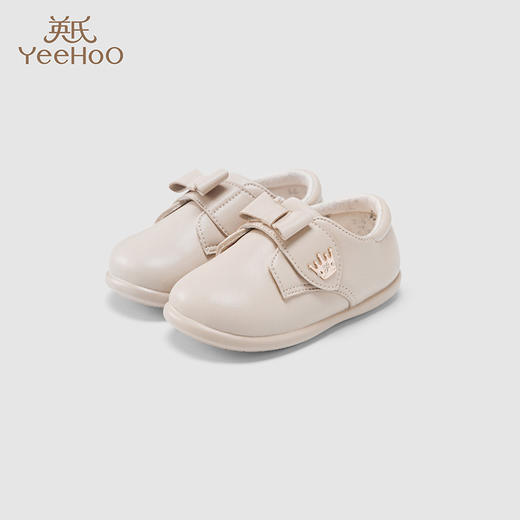 英氏儿童鞋女宝宝学步鞋蝴蝶结礼仪鞋2023秋季外出鞋YFXHJ3P193A 商品图0