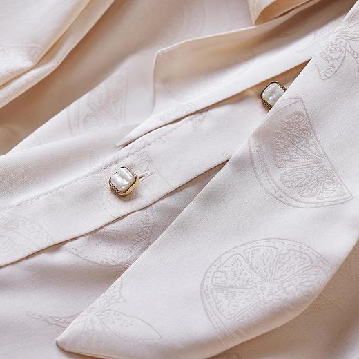 2023秋装新款衬衫女长袖宽松雪纺衫纯色女士衬衣A2389 商品图2