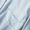 港风2023秋装新款雪纺衫衬衫女长袖简约蓝女士衬衣2207 商品缩略图2