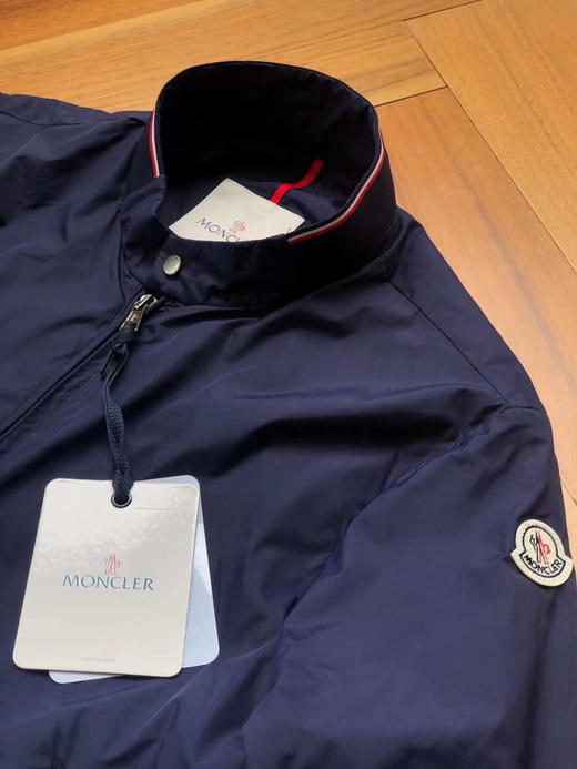 Moncler/蒙口 22SS  LOGO徽标 压纹立领 轻薄尼龙 夹克外套 顶级版本 商品图6