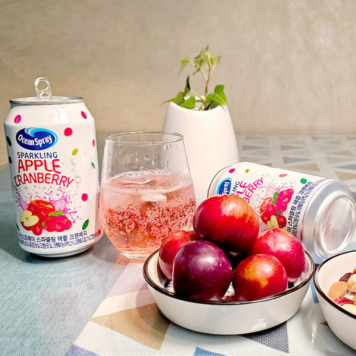 优鲜沛 蔓越莓汁气泡水 345ml*6瓶 商品图1