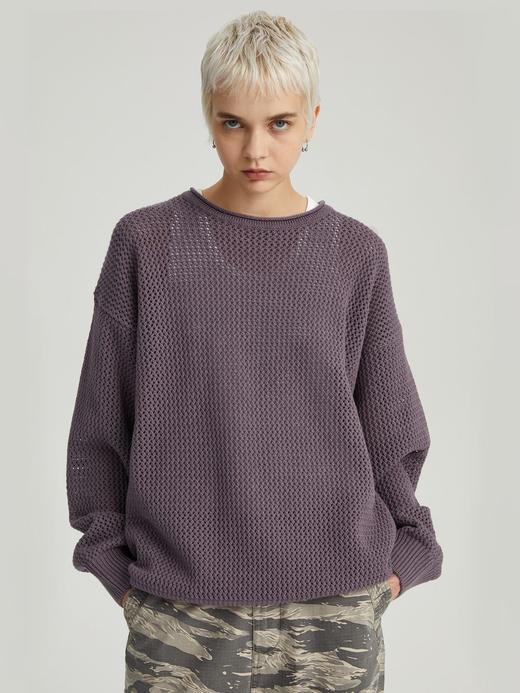 WassupHouse 镂空圆领毛衣 商品图4