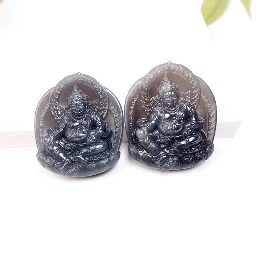 40603和田玉黄财神44*51mm 商品图0