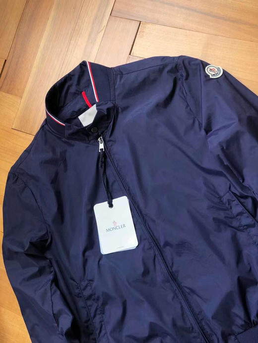 Moncler/蒙口 22SS  LOGO徽标 压纹立领 轻薄尼龙 夹克外套 顶级版本 商品图5