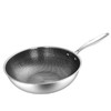 德铂Debo 不锈钢炒菜锅 DEP-DS192 32cm不带盖 无涂层炒锅 商品缩略图0