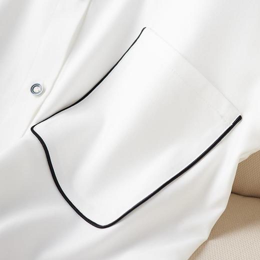 港风女装2023秋装新款 白衬衫女长袖中长款大码女士衬衣 商品图2
